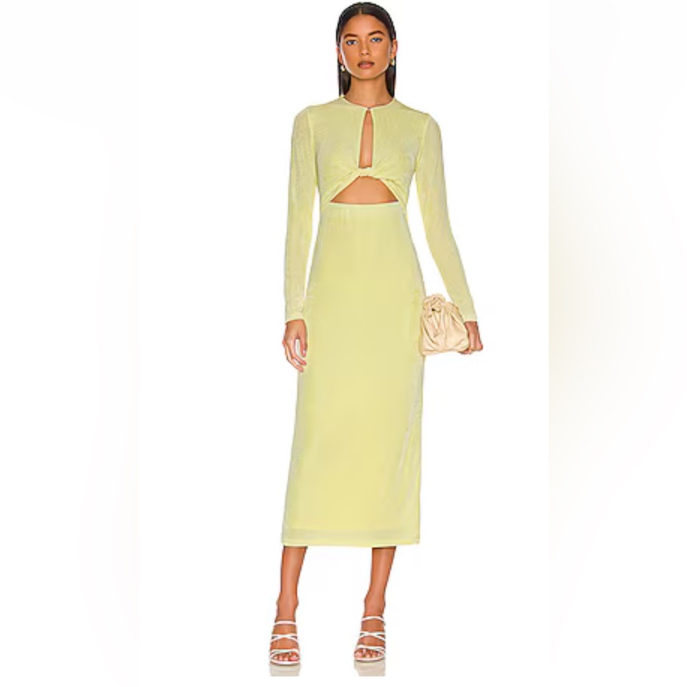 Significant Other Monza Dress - Lemon